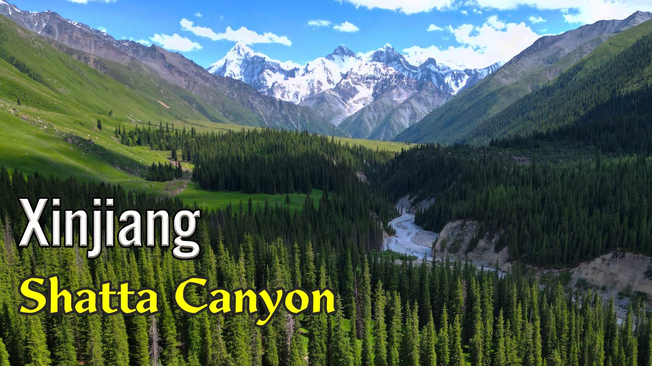 【4K】Snowy mountains, forests, grasslands, and Kazakh style,the most beautiful valleys in Xinjiang.