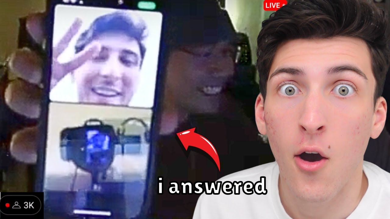 MarcusT FACETIMED ME WHILE LIVESTREAMING... *epic*
