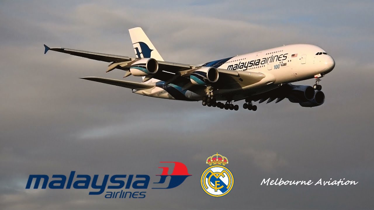 *EXTREMELY RARE* Malaysia Airlines A380 Real Madrid C.F Charter Flight - Melbourne Airport