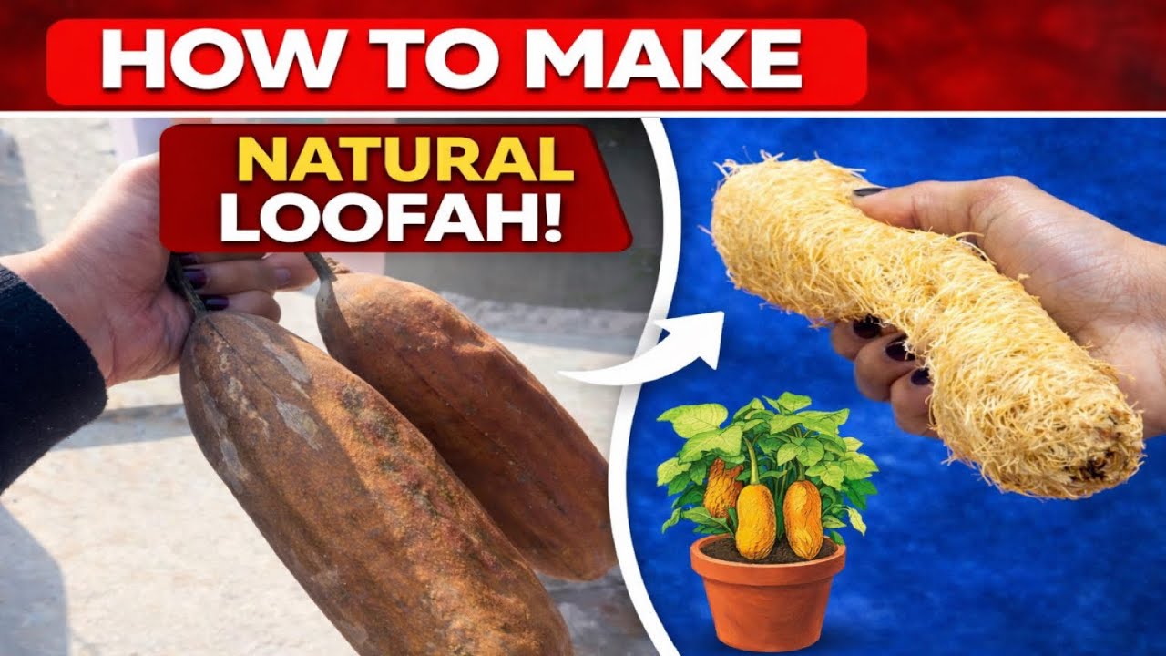 “Natural Loofah from Garden to Soap Sponge | How to Make at Home!”