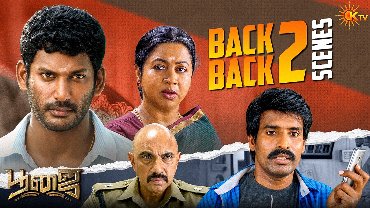 Poojai  Movie Back to Back Scenes Part 2 | Vishal | Shruthi Haasan | Sathyaraj | Soori | KTV