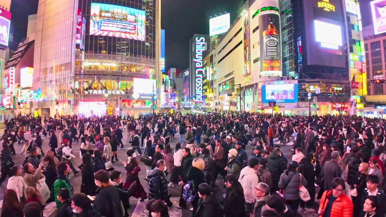 𝟜𝕂 Year-End's Super Busy Shibuya Crossing & Hachiko Square in 𝕊𝕙𝕚𝕓𝕦𝕪𝕒 𝕋𝕠𝕜𝕪𝕠 𝕁𝕒𝕡𝕒𝕟 2024