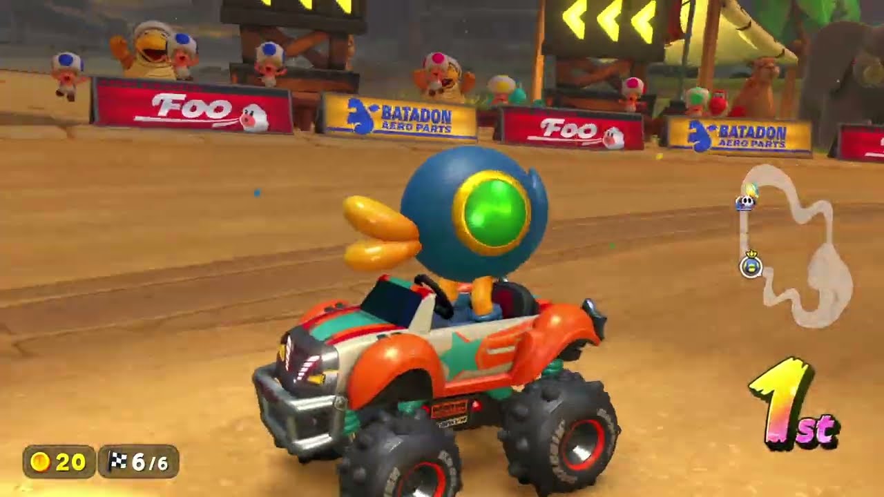 Mario Kart World Knockout Tour Cherry Rally 1st Place Online