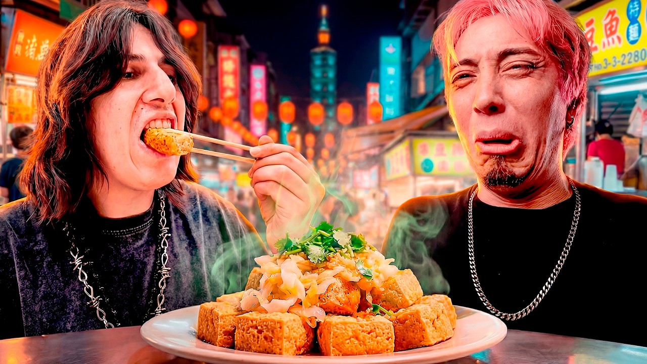 NO DEBIMOS probar el TOFU APESTOSO en Taiwán 🤢| MissaSinfonia y Mr. Phillip