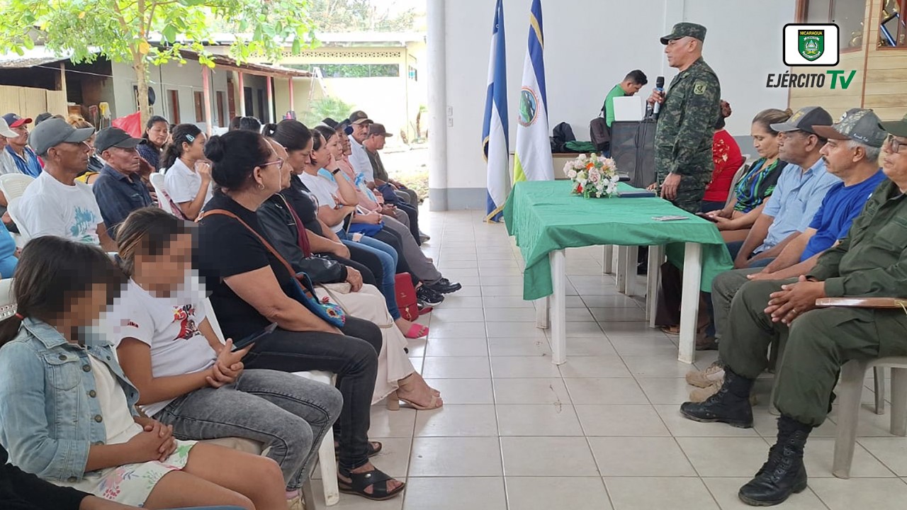 6 Comando Militar Regional se reunió con autoridades y 183 productores de Jinotega y Matagalpa