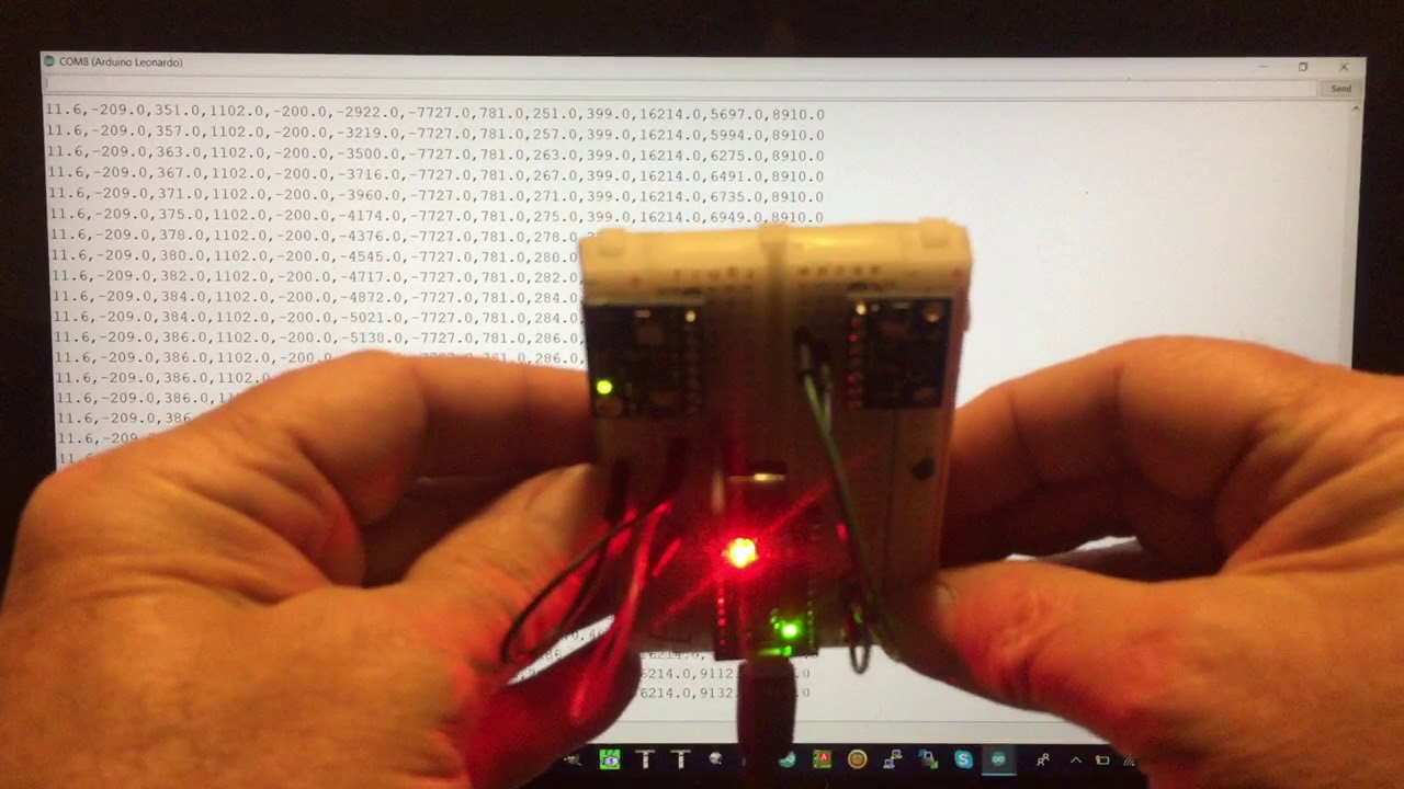SARCNET Mini Satellite-Antenna Rotator 3D sensor calibration