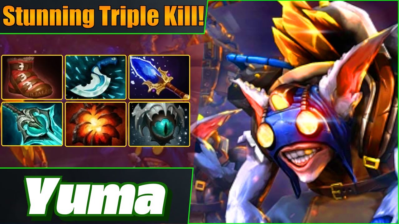 Yuma Meepo Carry 💪 Incredible Triple Kill! Dota 2 DotaPulse Highlight Gameplay