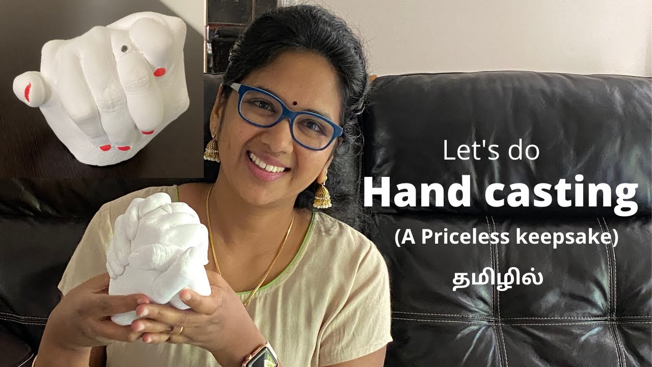 Hand casting (தமிழில்)|DIY couple Handcasting| How to do handcasting|Luna bean Hand casting