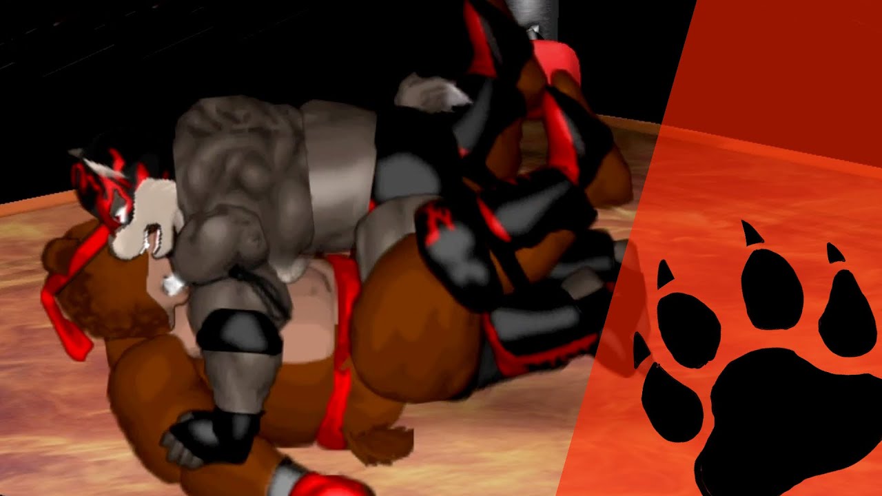[Ryona] Outlaw Wolf Dominates Karate Bear