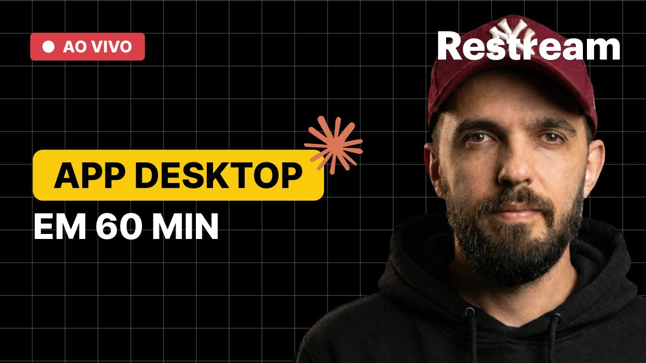 SPEEDRUN: App Desktop em 60 Minutos (do zero) | 🔴 Live Coding