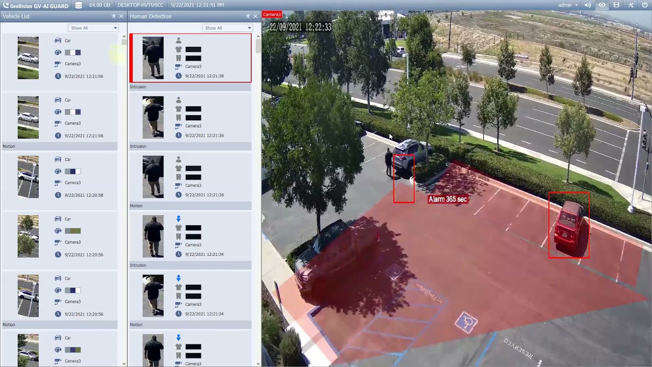 AI Guard Analytics VMS Demo