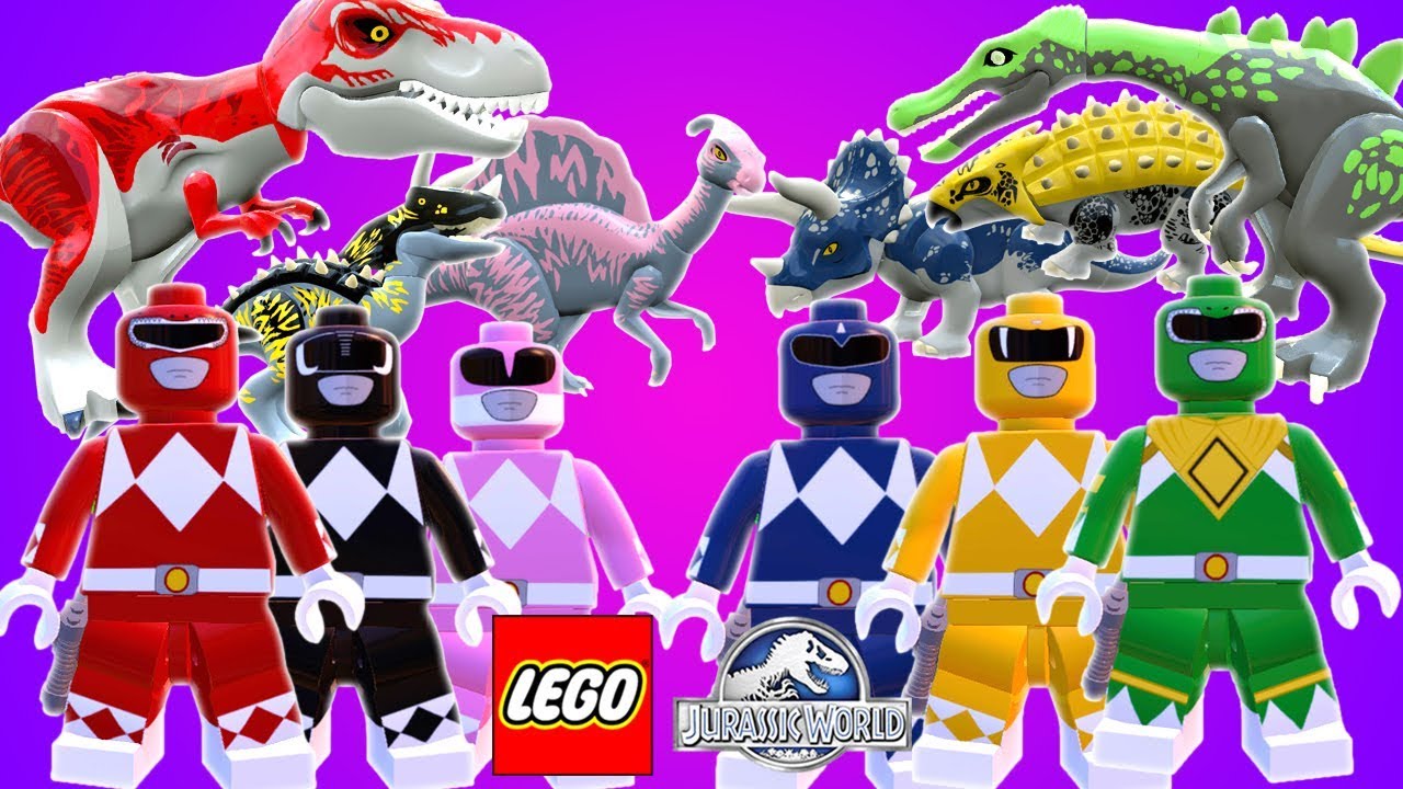 LEGO POWER RANGERS E SEUS DINOSSAUROS MOD no LEGO Jurassic World Criando Dinossauros #85 Raposa