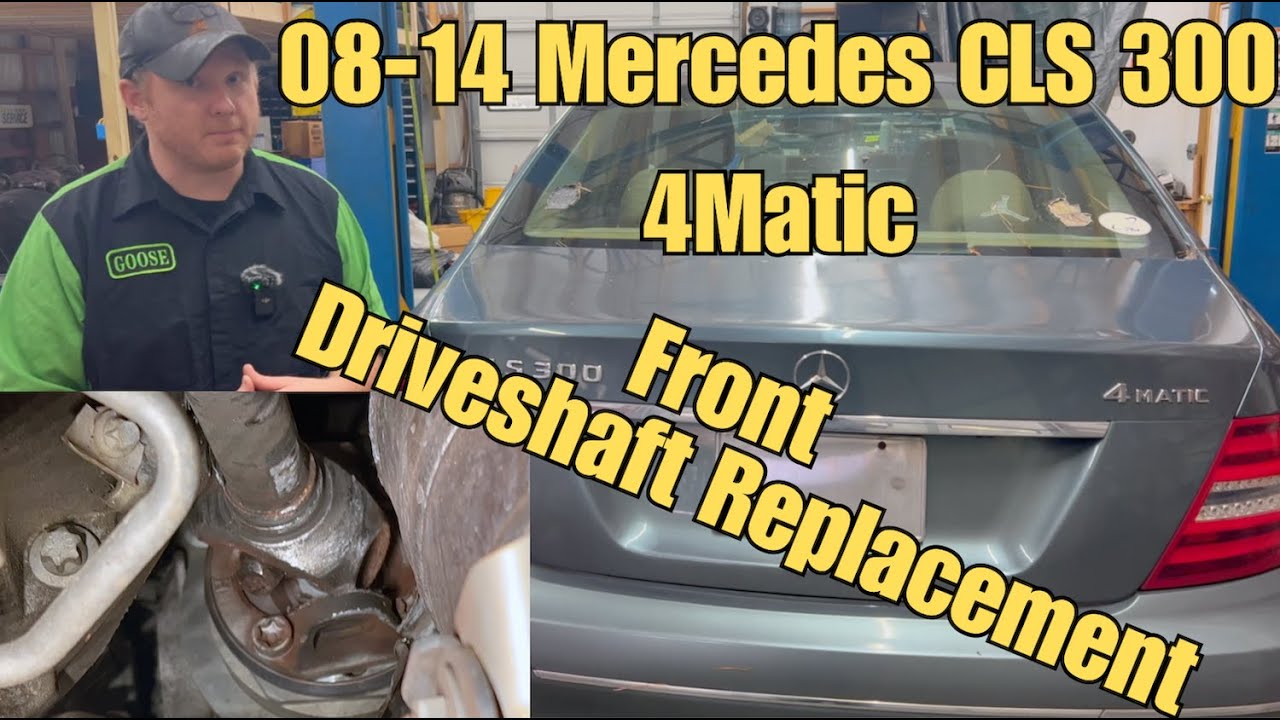 2008-2014 Mercedes CLS 300 (C300) 4Matic Front Driveshaft