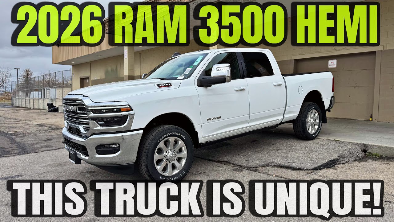 RAM 3500 Laramie HEMI 2026 года: редкая комплектация с бортовой силовой установкой мощностью 2,4 ...