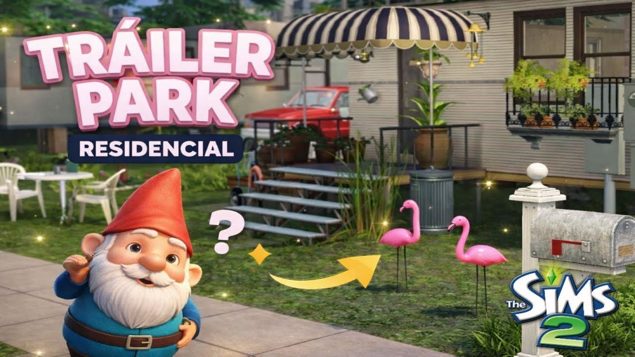 🚐 ¿Vivirías aquí? CONSTRUYENDO un TRÁILER PARK en Los Sims 2 🚐