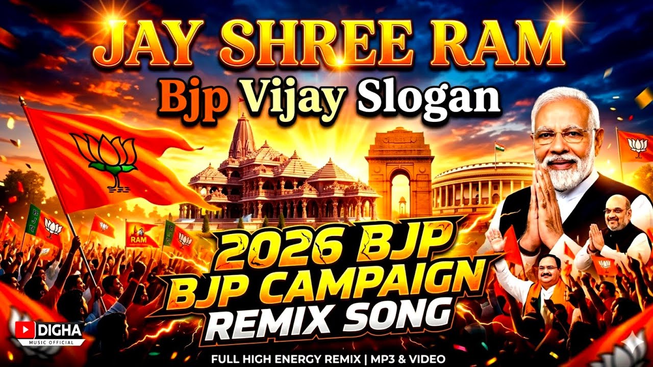 Jay Shree Ram | BJP Vijay Dance Slogan | 2026 BJP Campaign Remix Song | Digha Music Official