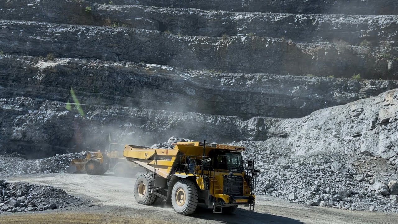 A life of a rock truck driver in a quarry ￼