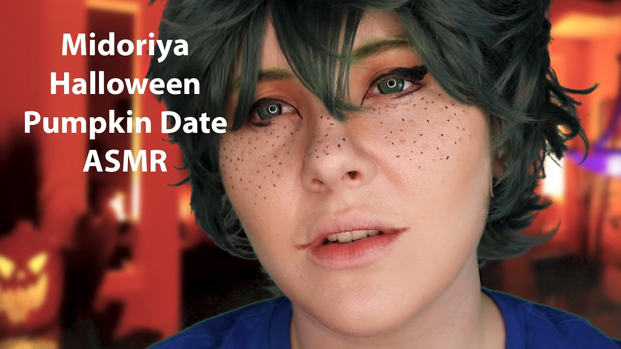 Deku Halloween Date: Pumpkin Carving ASMR