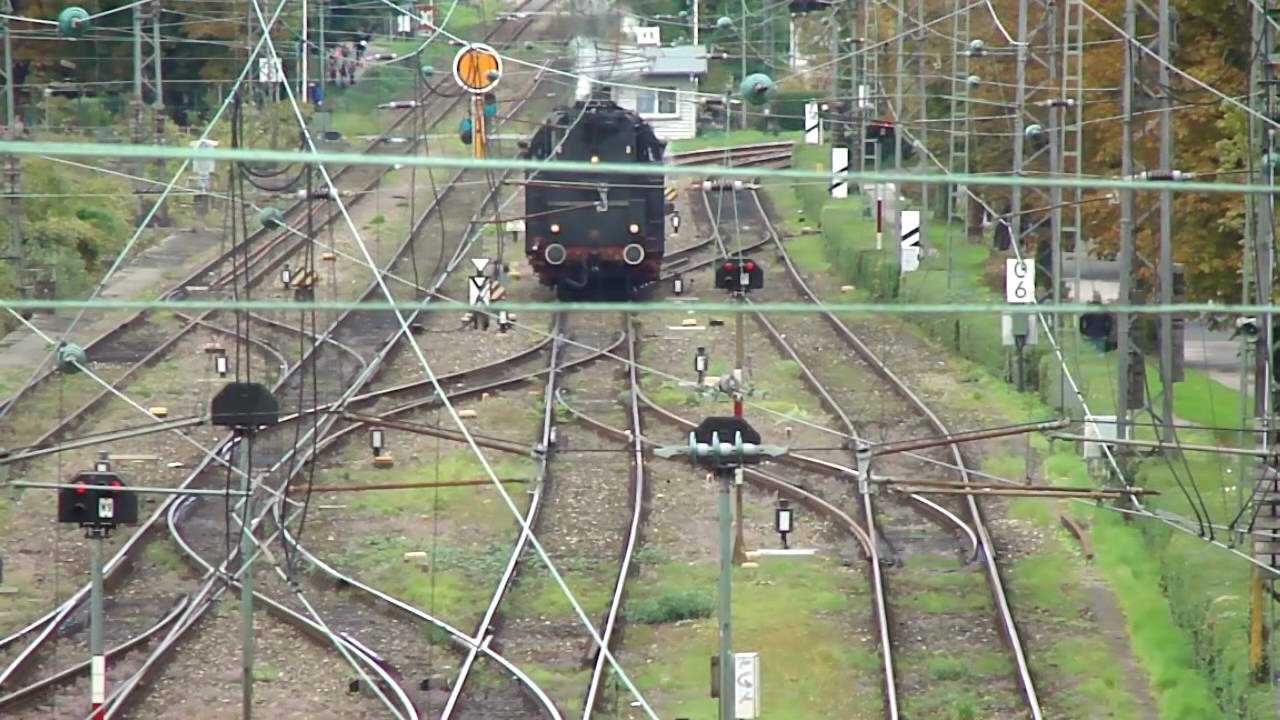 Eisenbahnromantiksonderzug in Lindau HBF am Bodensee