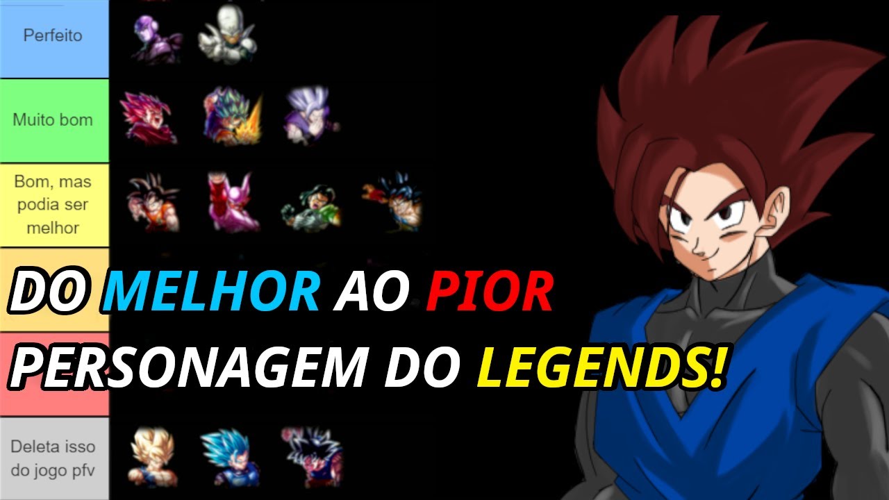 Do MELHOR ao PIOR PERSONAGEM do DRAGON BALL LEGENDS em 2023