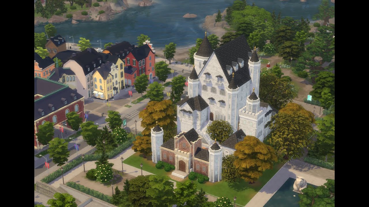 Neuschwanstein Castle: Fantasy Castle Build | Legacy Series | SIms 4