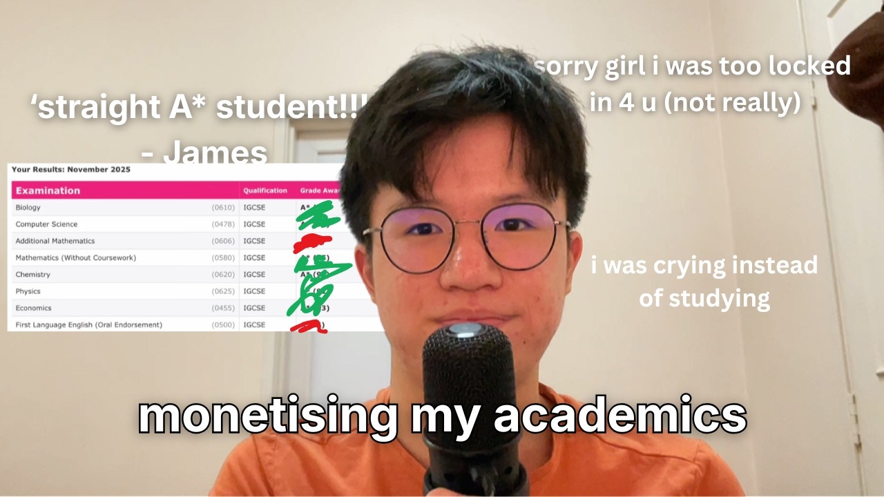 local Asian failure (me) reacts to his IGCSE results (straight As?)