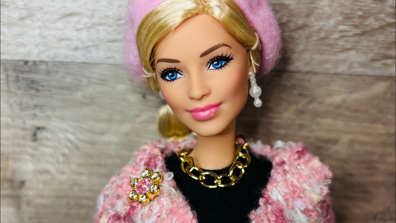 Creating a GORGEOUS tweed outfit for Barbie is easy!🩷
