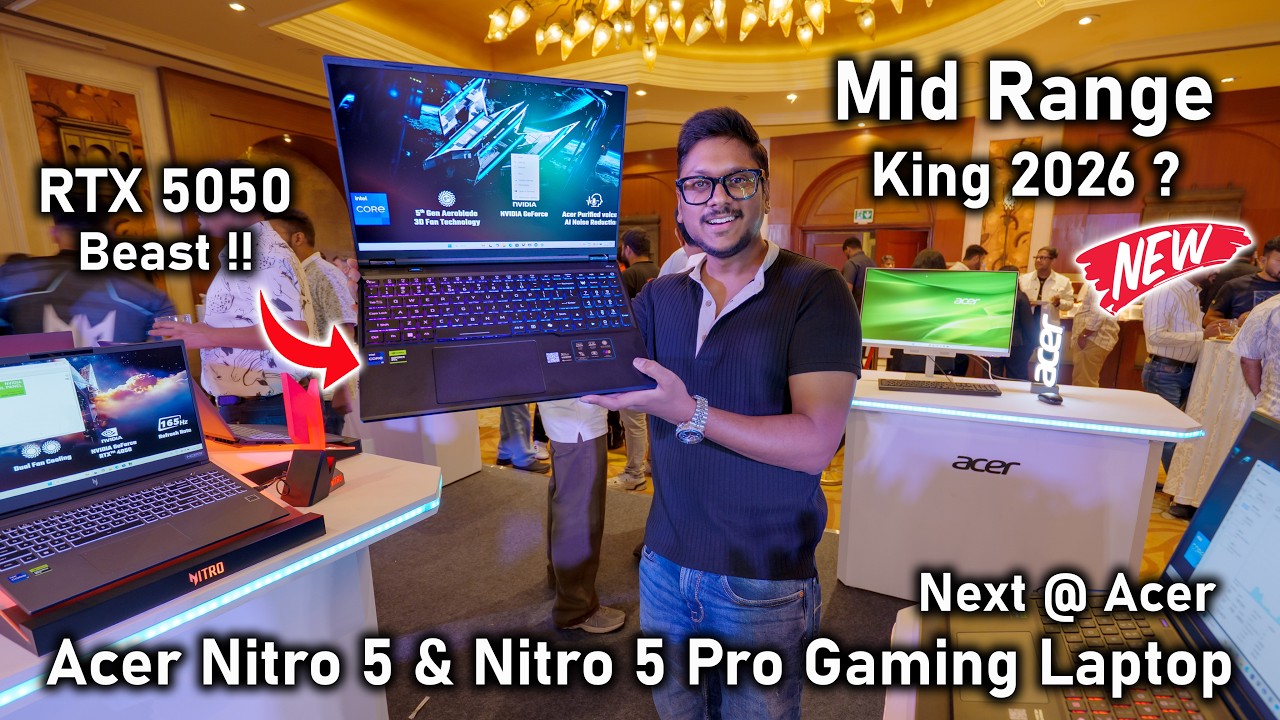 Mid Range King 2026..? 🤯 New Acer Nitro 5 RTX 5050 Gaming Laptop🔥
