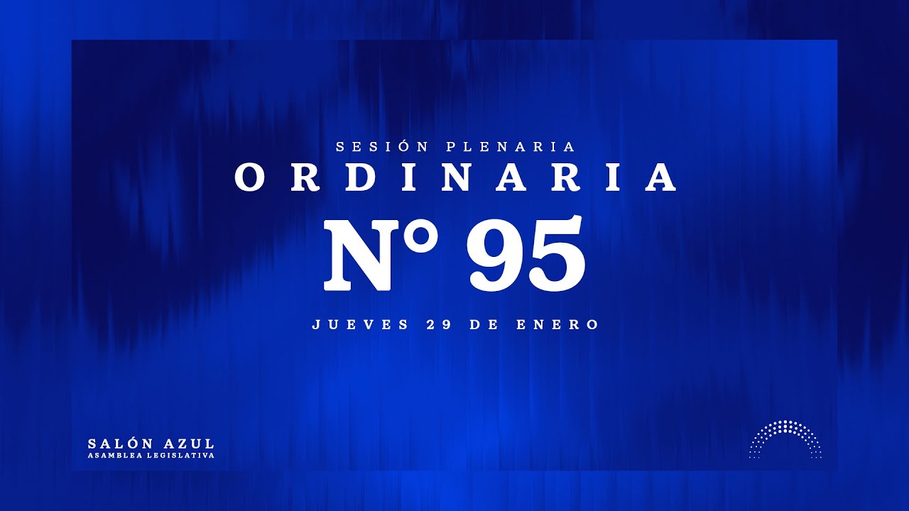 Sesión Plenaria Ordinaria Nº 95