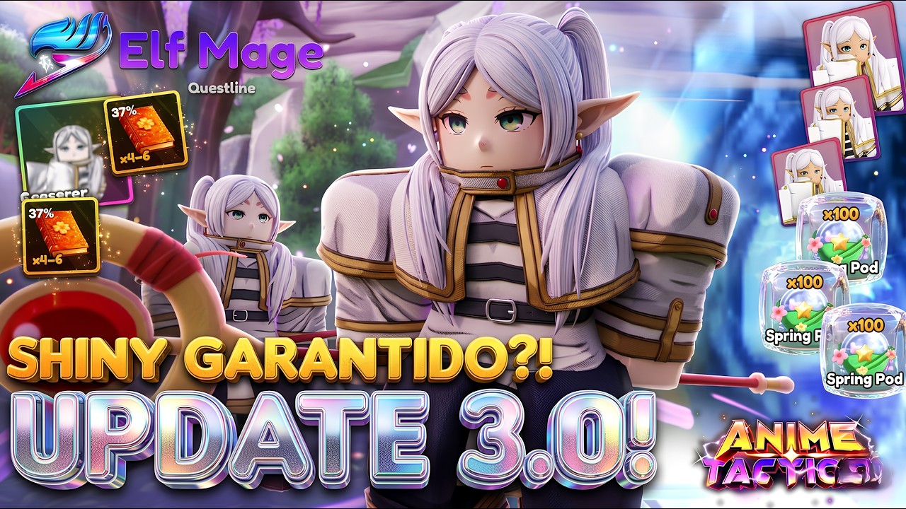 🌼UPDATE DE PRIMAVERA! !🧷TUDO DA UPDATE DO ANIME TACTICAL! SHINY GARANTIDO! REVIVERAM O JOGO?!🧟