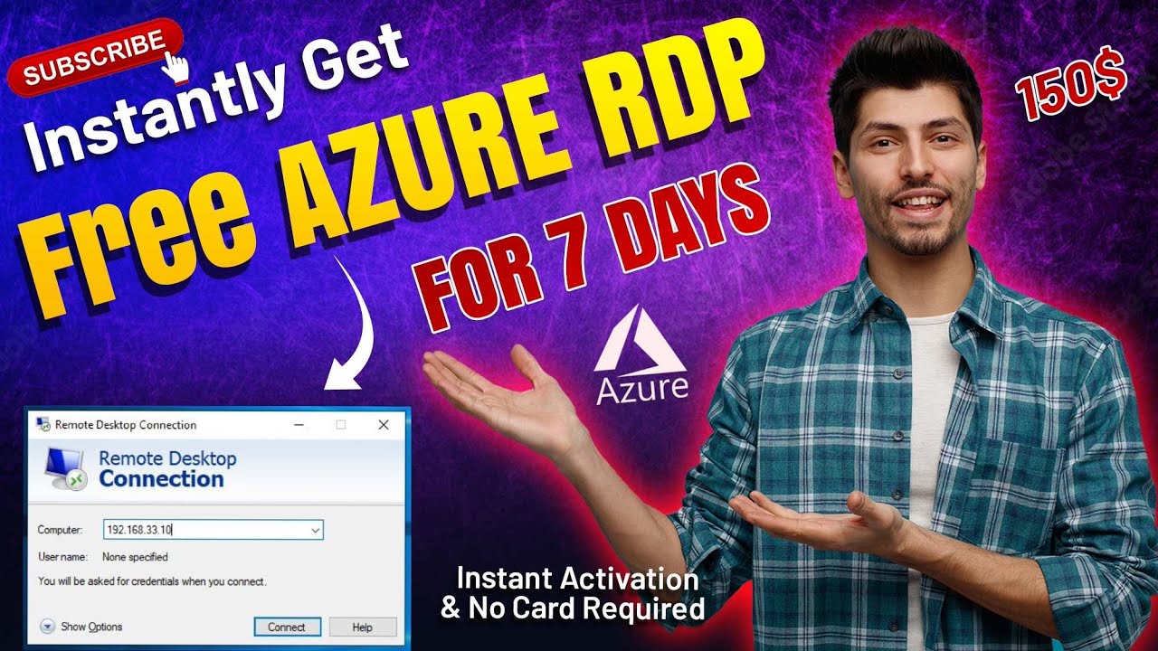 FREE RDP SERVER || How to create free azure rdp | Microsoft azure rdp free | Free RDP 2024 | Azure