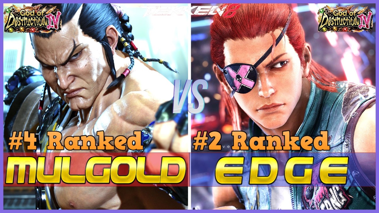 T8 ▰ EDGE (#2 Ranked Hwoarang) vs MULGOLD (#4 Ranked Feng) ▰ Tekken 8 High Level Gameplay