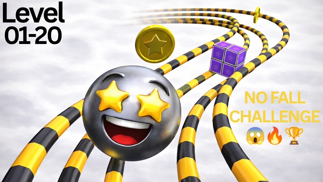 GOING BALLS || NO FALL Challenge🔥 || [Level 01–20] || Pro Ball Gaming