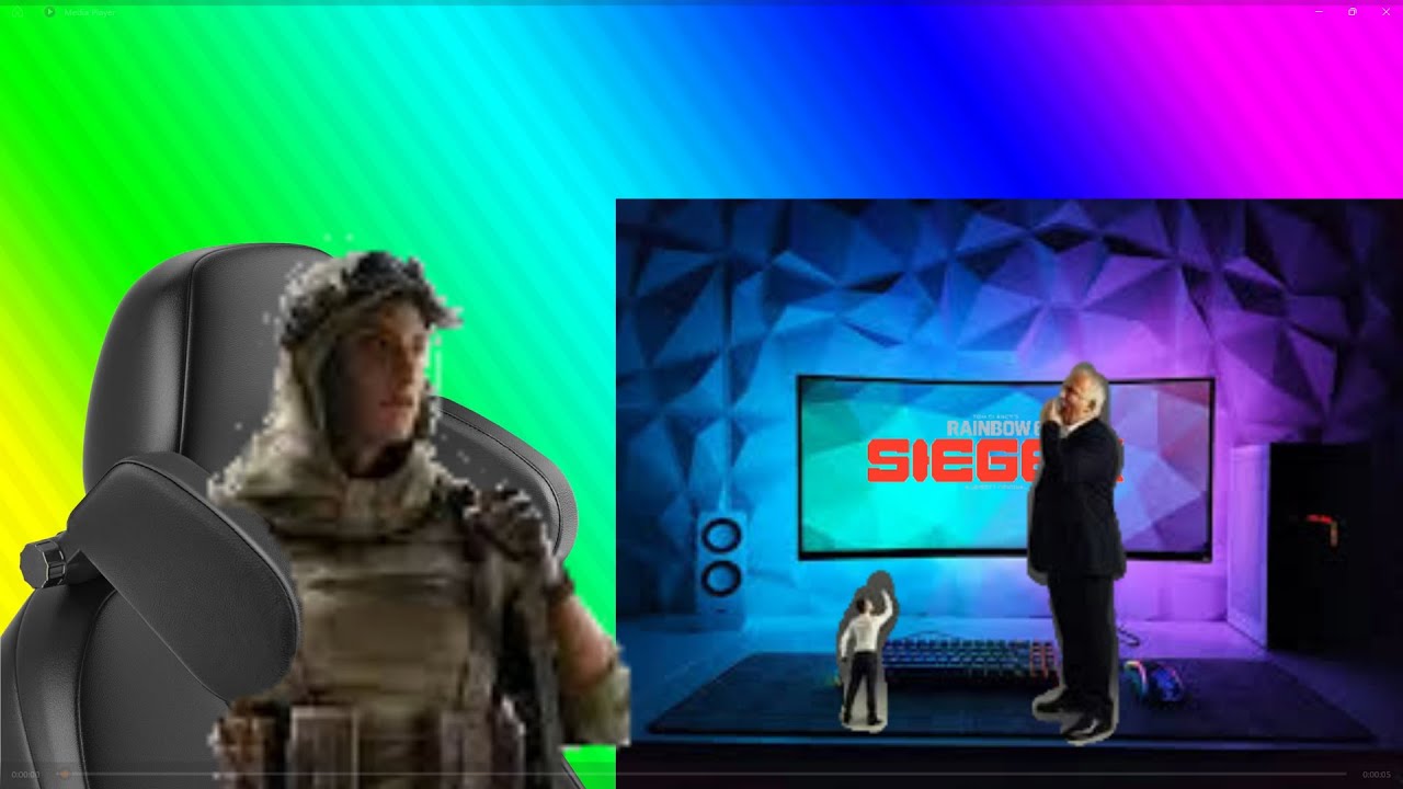 lil man get angry at big man (professional rage baiter!!) whilst i cook in r6 with nomad.