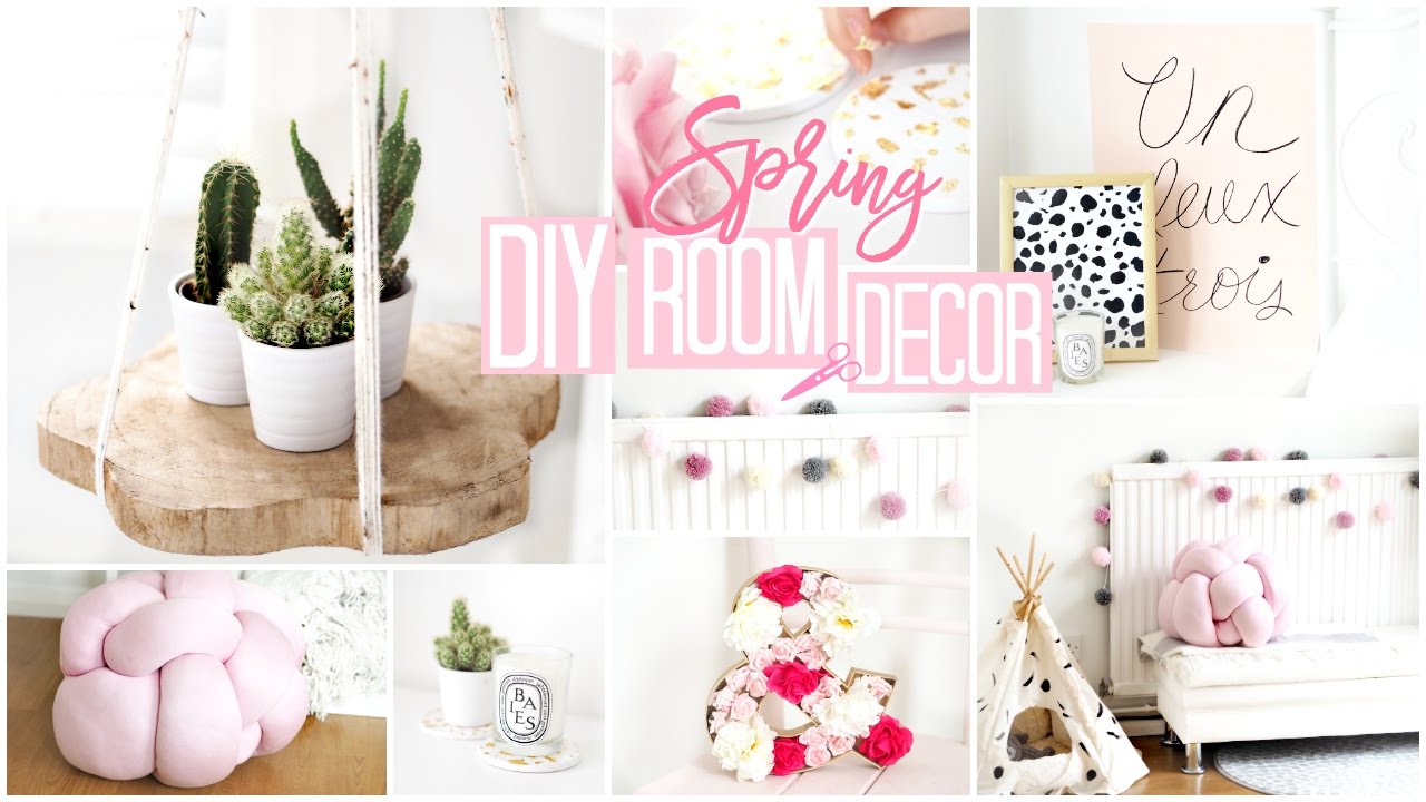DIY ROOM DECOR | 6 Quick & Easy Spring DIY's!  Becca Rose