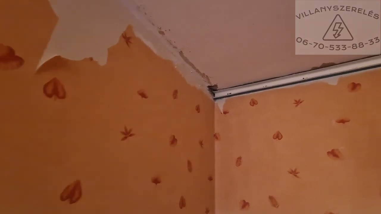 Panellakások villanyszerelése / Horonykészítés roncsolás nélkül