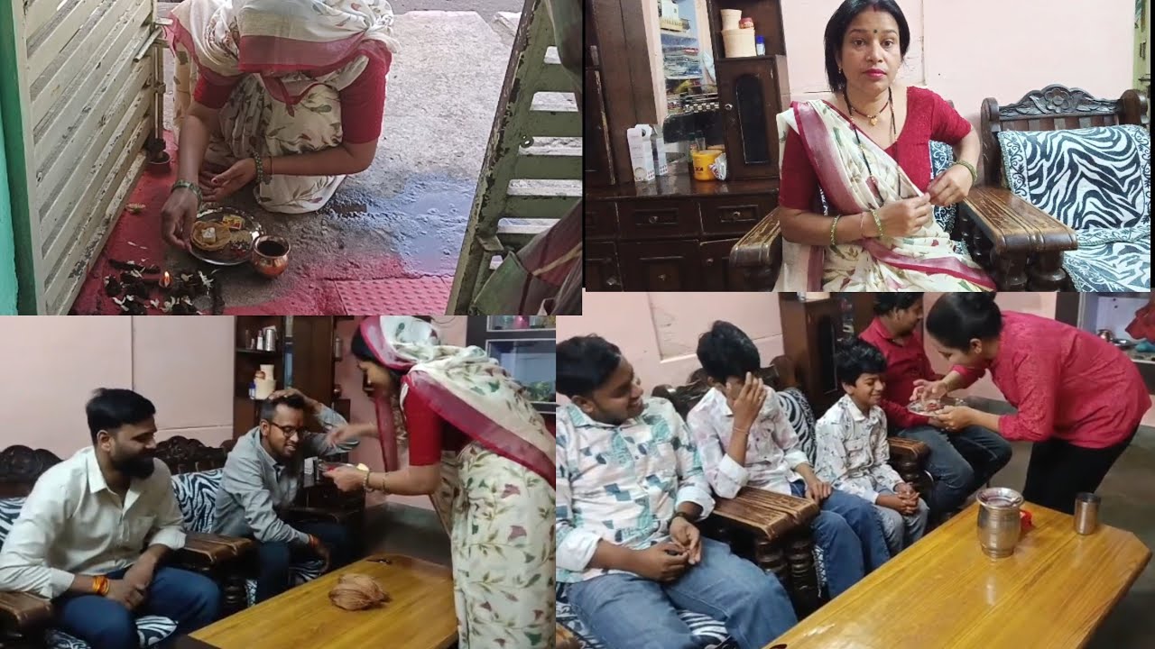 Bhai dooj vlog ♥️ यह क्या हो गया हमारे यहां सारा दिमाग ही खराब हो गया आज