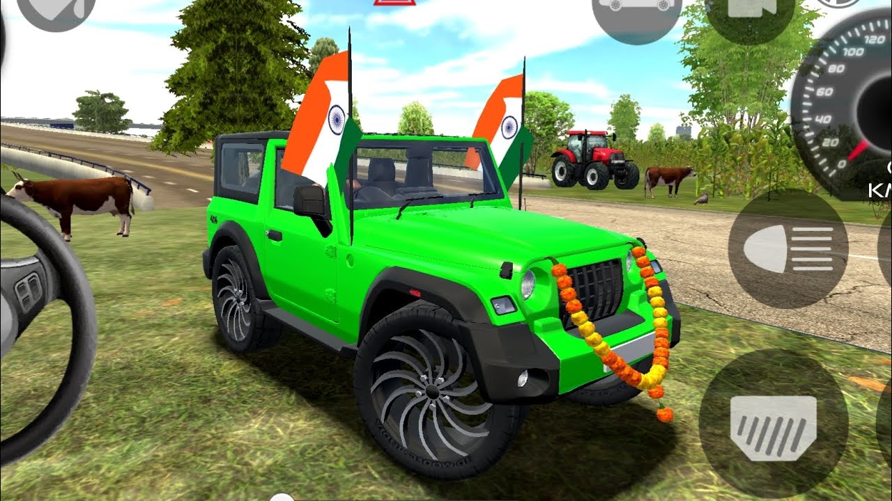 Modified Mahindra Thar😈Games:Indian Green Thar (Gadi Wala Games) Car Game Android Game - #2025