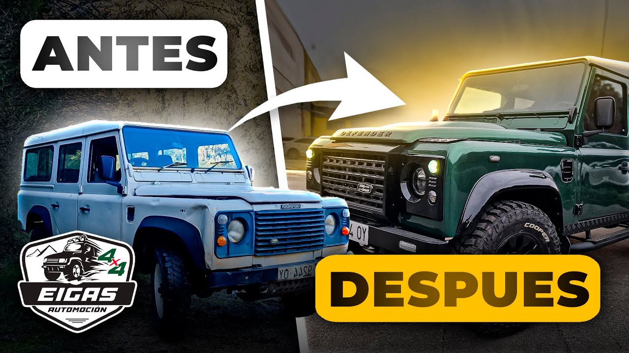 RESTAURACIÓN TOTAL de un Land Rover Defender: De Chatarra a Obra Maestra