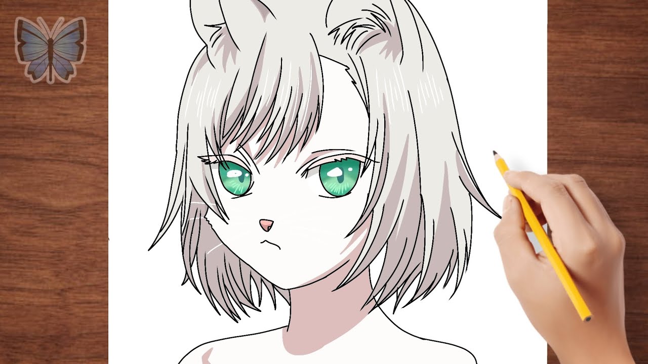 How to kisara from With You, Our Love Anime Simple Steps Easy Drawing how to Draw anime