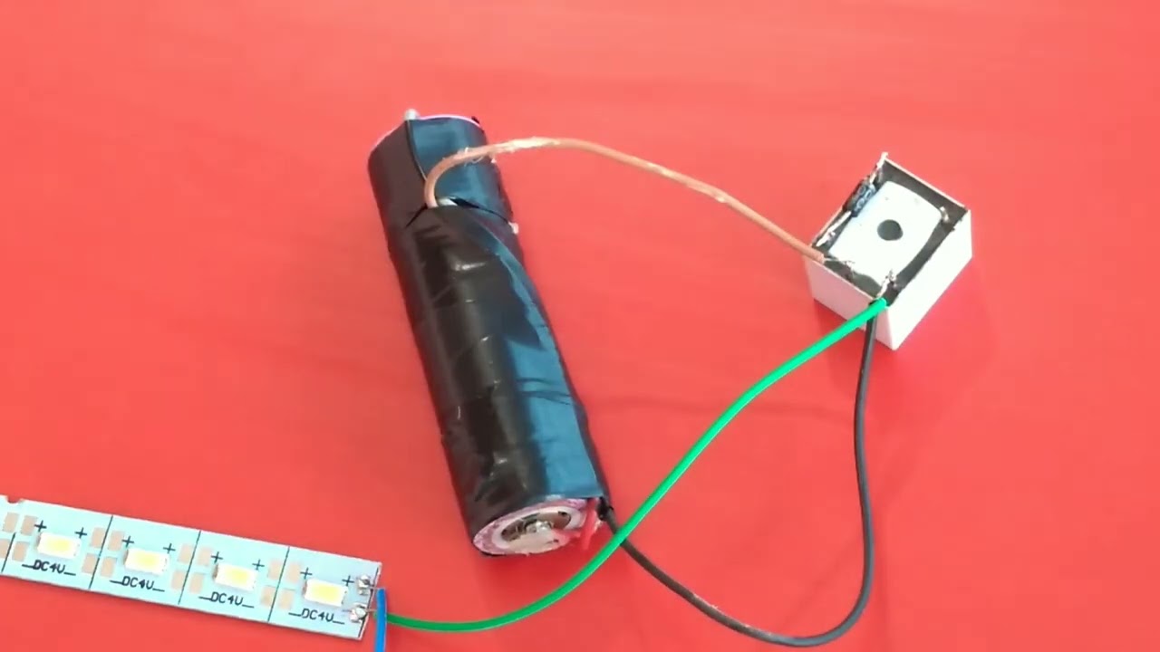 Automatic Emergency LED Light Circuit Using one relay // DIY project #techsunidea #automatic