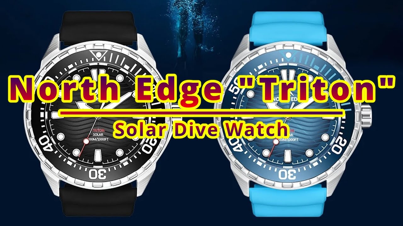 North Edge Triton - Solar Taucheruhr 300m WR - Die Eier legende Wollmilchsau