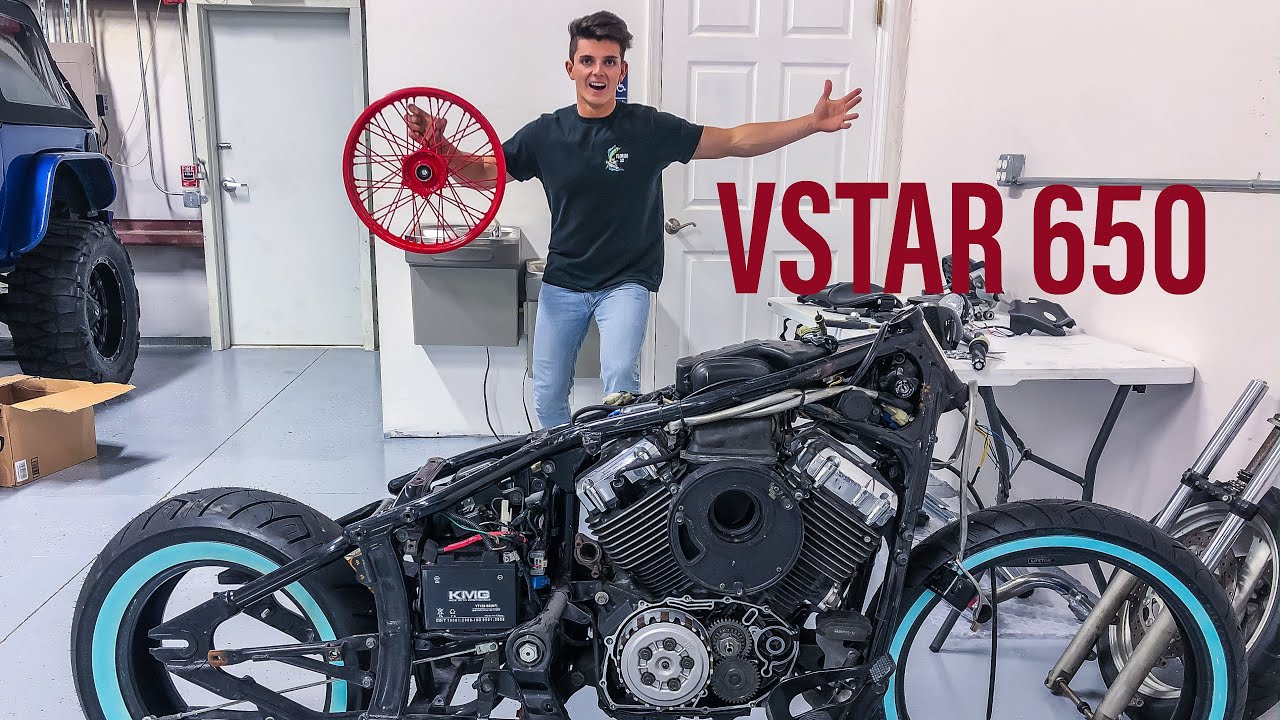 2004 Yamaha VSTAR 650 Bobber Build Part 2