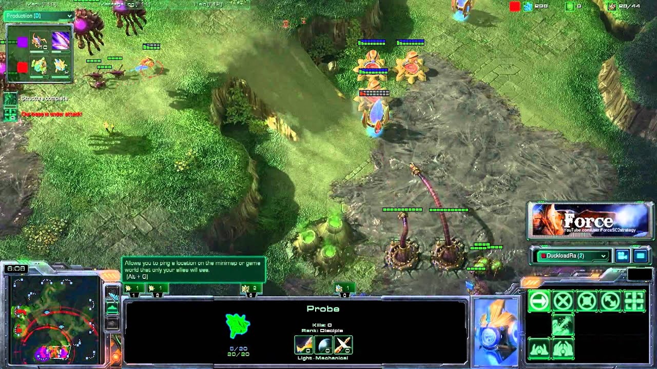 StarCraft 2 - [P] Cannon Harass Into FE - Strategy