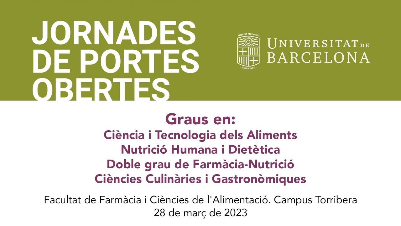 Jornades de Portes Obertes 2023 a la UB. Facultat de Geografia i Història