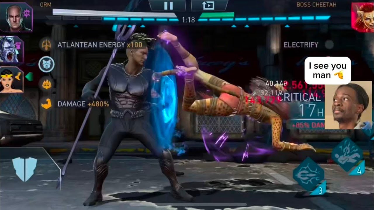 3-star Orm with only 3 gears surprised me | Injustice 2 Mobile 