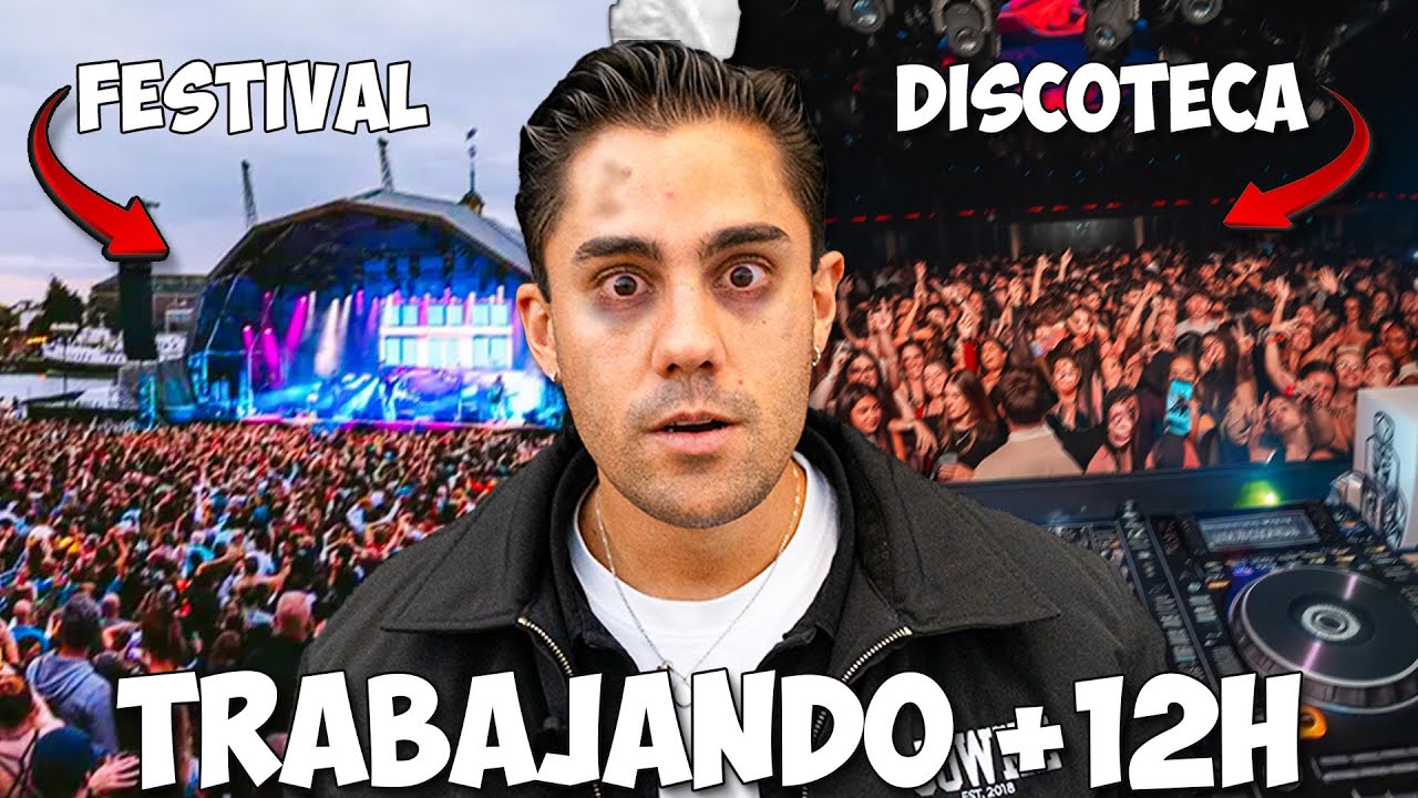 12 HORAS SIN PARAR: Lo que NADIE ve detrás de los festivales y discotecas