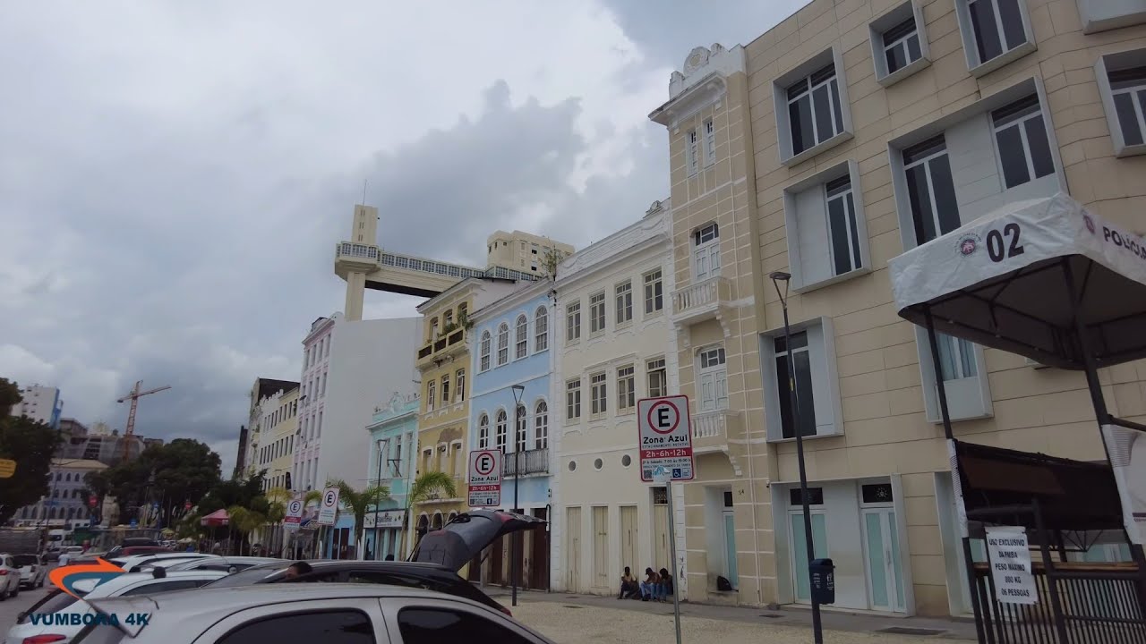 SALVADOR BAHIA - PRÉDIOS HISTÓRICOS SÃO RESTAURADOS AO REDOR DO ELEVADOR LACERDA BAIRRO DO COMÉRCIO