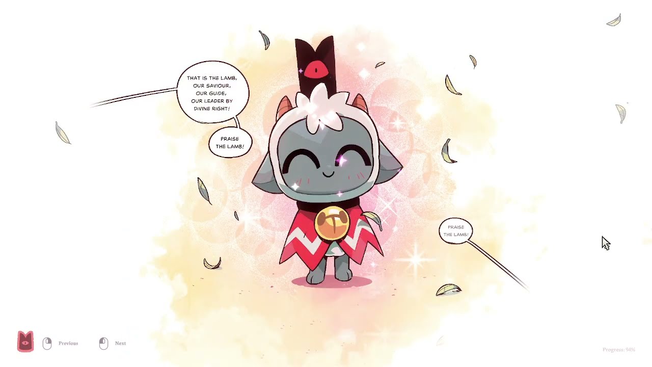 Cult of the Lamb: Unholy Alliance Pilgrim Comic (No Commentary)