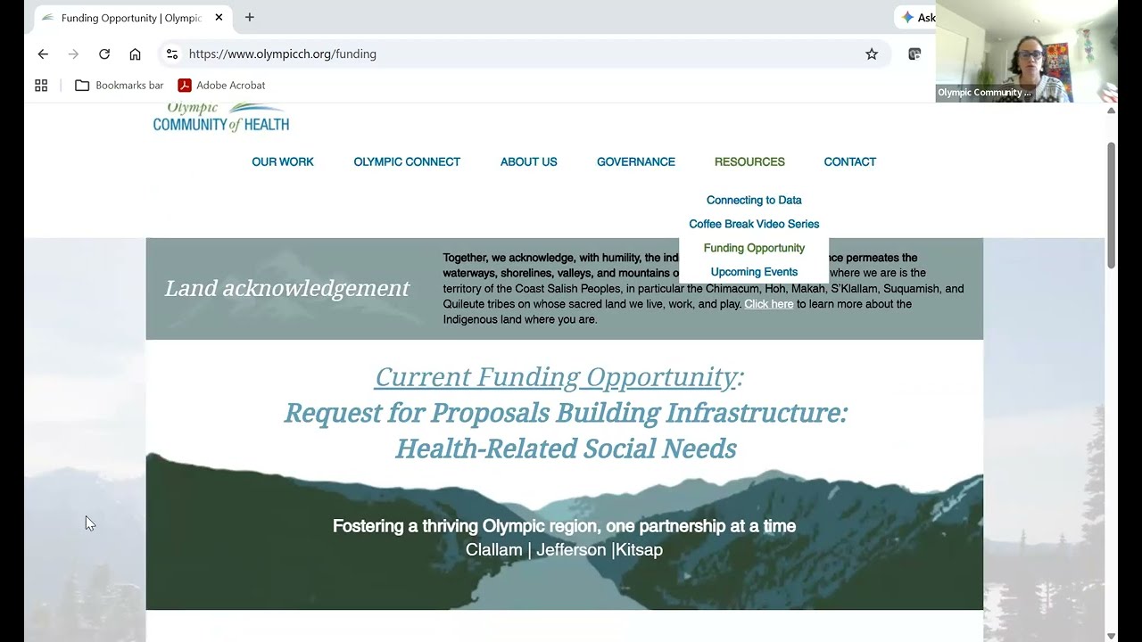 OCH Zoom Info Session for Building Infrastructure: Health-Related Social Needs RFP